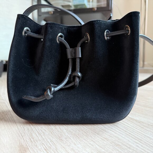 Theory Suede Messenger Bag - Picture 3 of 11